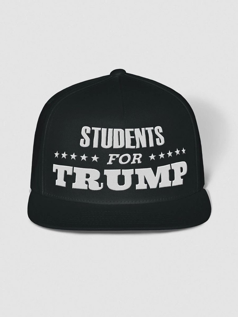 STUDENTS FOR TRUMP Flat Snapback Cap product image (1)