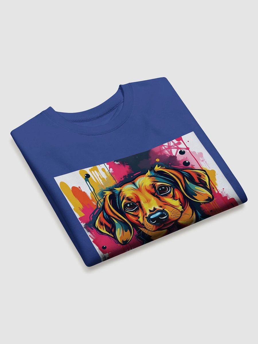 Vibrant Dachshund Portrait Premium Sweatshirt product image (3)