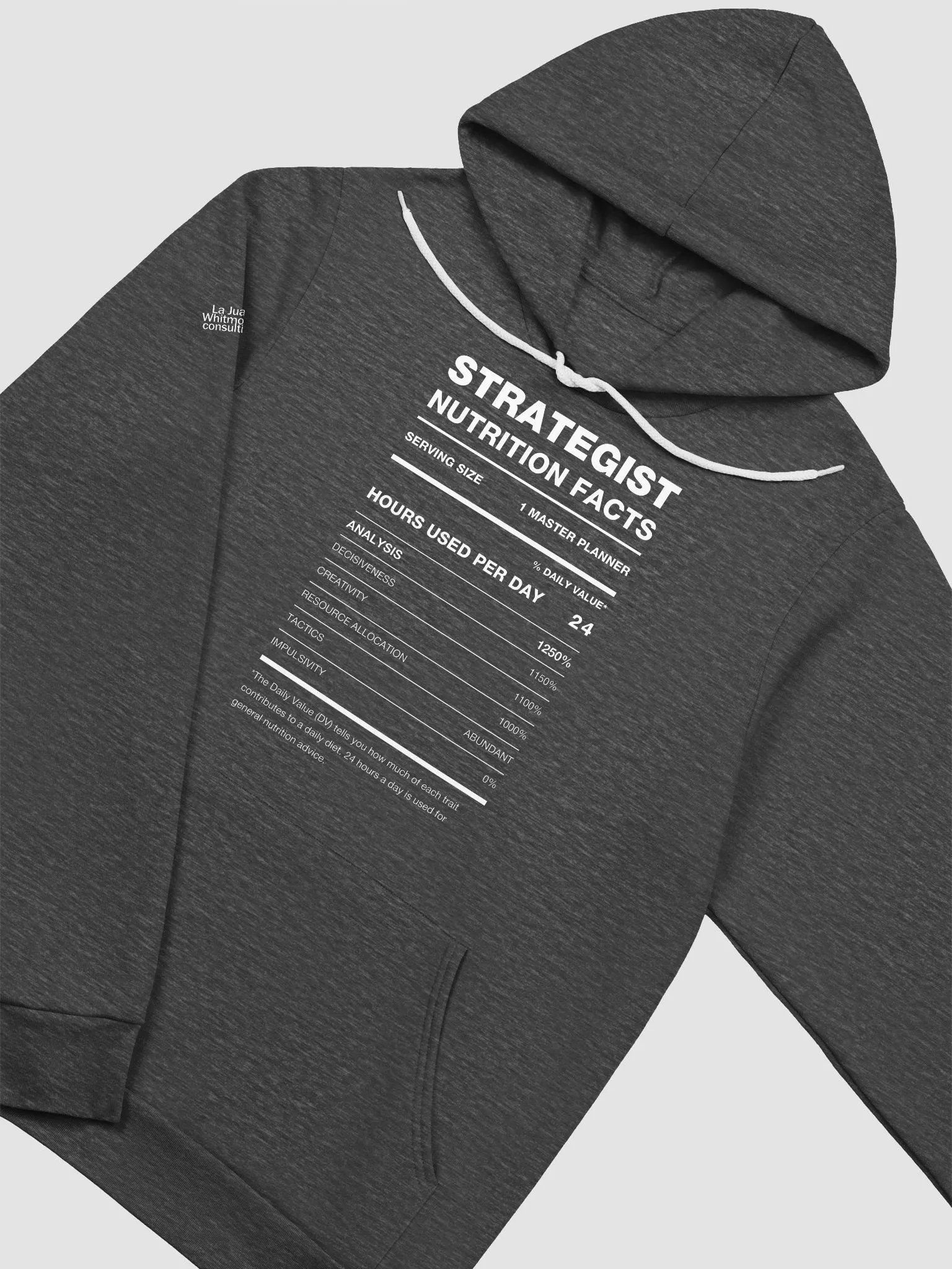 STRATEGIST Nutrition Facts Comfort Hoodie product image (7)