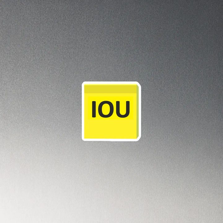 IOU Magnet product image (2)