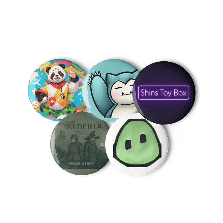 Assorted Pin Button Set product image (3)