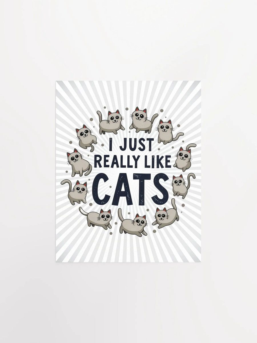 I Just Really Like Cats Poster product image (2)