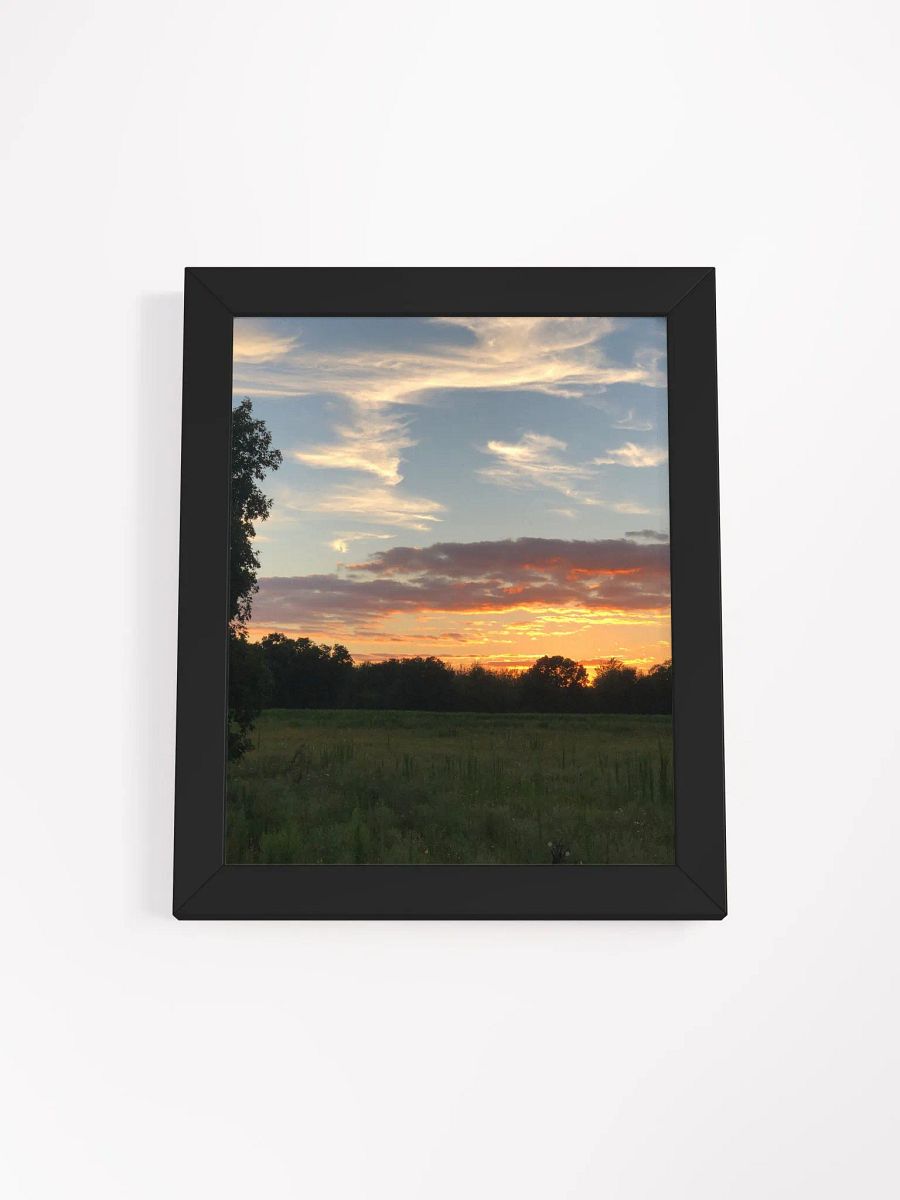 Sunset in the Field High Quality Matte Poster product image (1)