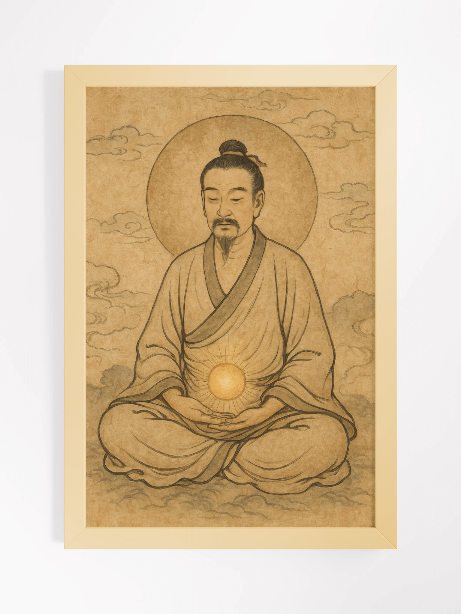 The Dantian Sanctuary of Inner Peace Wood Framed product image (1)