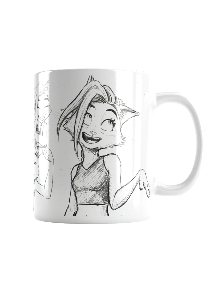 Miaara Sketch White Mug product image (4)