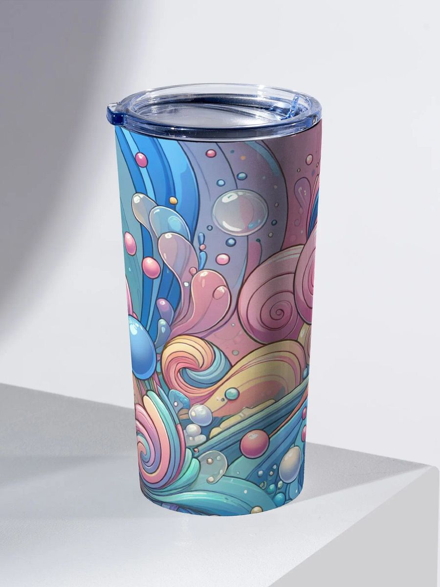 Whimsical Swirls 20oz Stainless Steel Tumbler product image (2)
