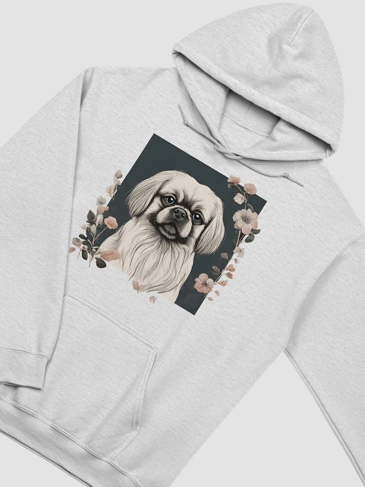 Floral Pekingese Classic Hoodie product image (1)