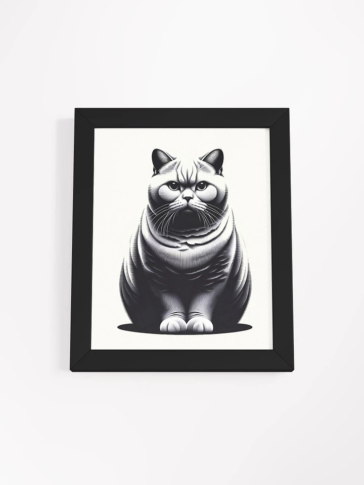 Framed High-Quality Matte Poster (in): British Shorthair product image (20)