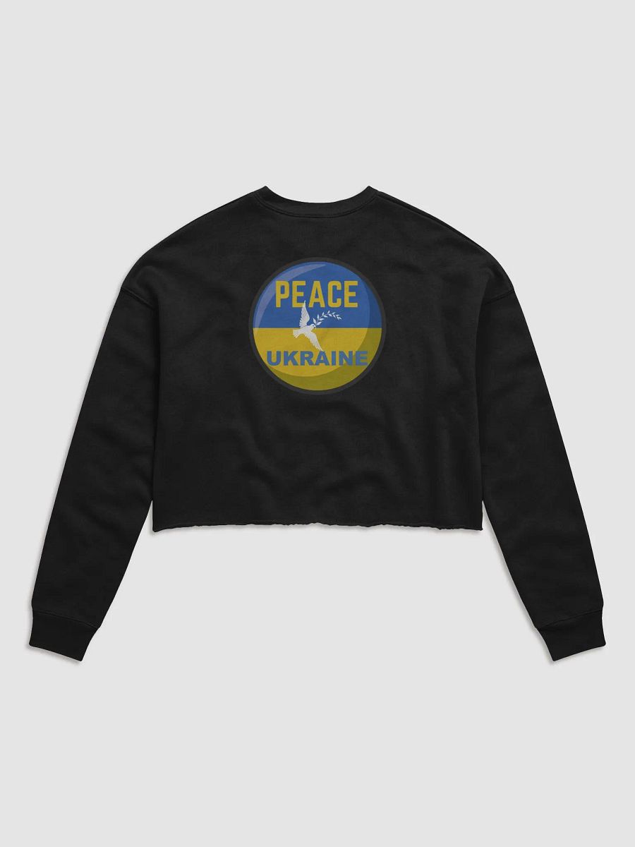 Peace in Ukraine - Dove of Peace Crop Sweatshirt product image (2)