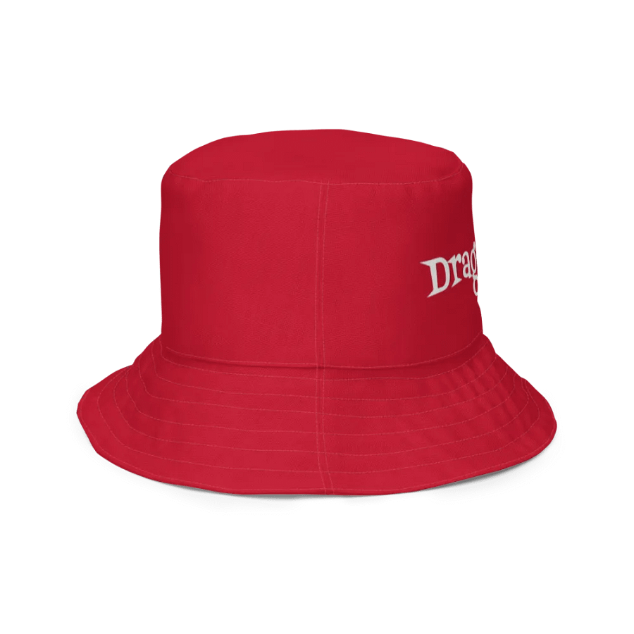 DragonGem Red Reversible Bucket Hat product image (8)