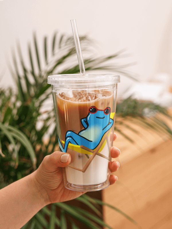 Hot Froge Summer Double-Walled Plastic Tumbler product image (1)