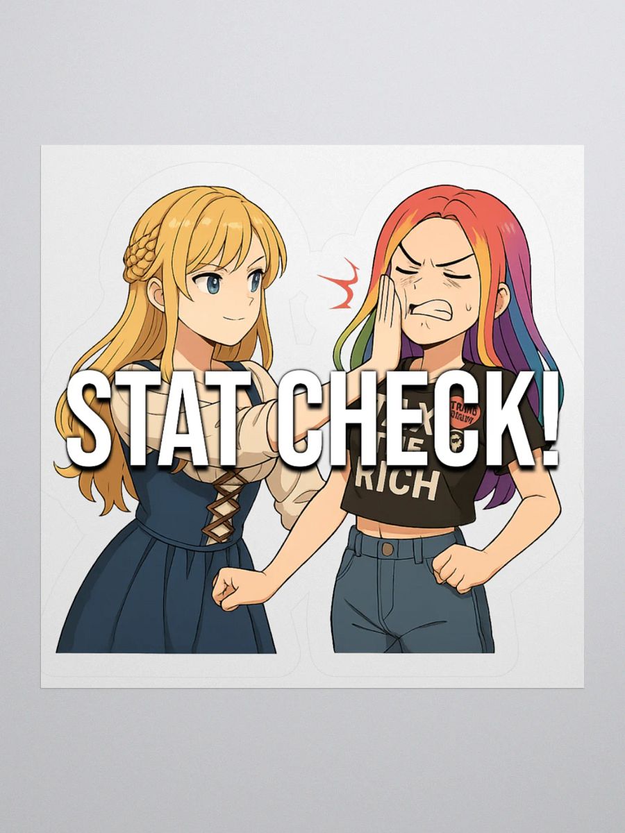 STAT CHECK Sticker product image (1)