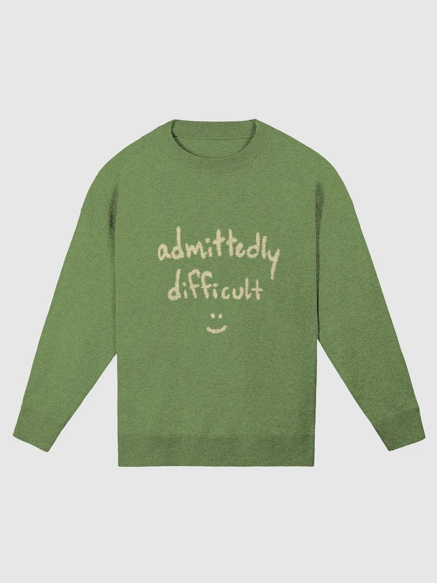 admittedly difficult (meadow) knitwear relaxed crewneck product image (1)