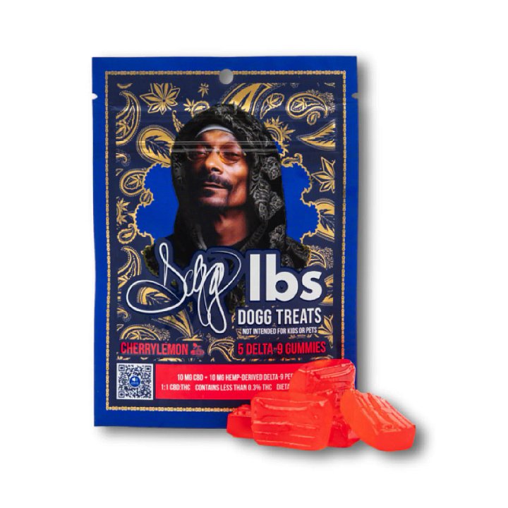 Dogg lbs Delta 9 Gummies - 5ct Pouch - Wholesale Display of 10 product image (1)
