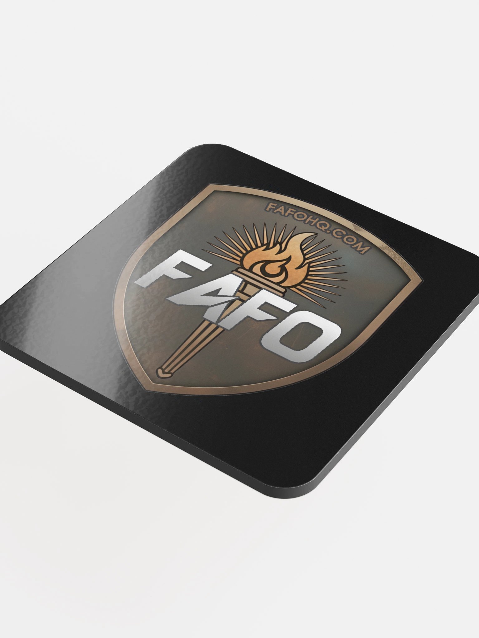 Funky FAFO Torch Emblem Coaster product image (4)