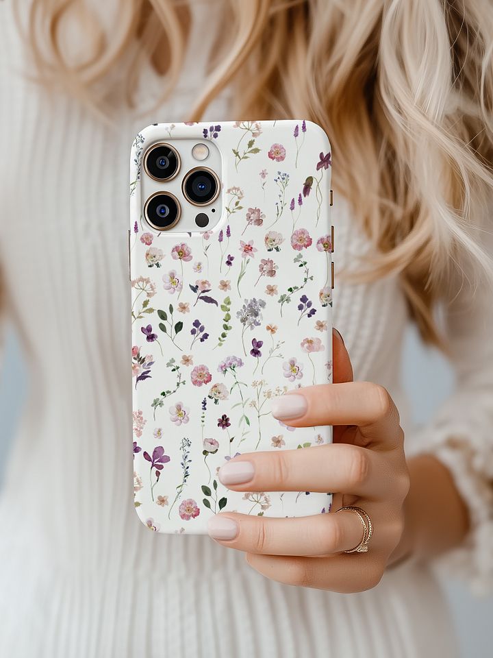 WILDFLOWER WEDDING WATERCOLOR Snap Case product image (2)
