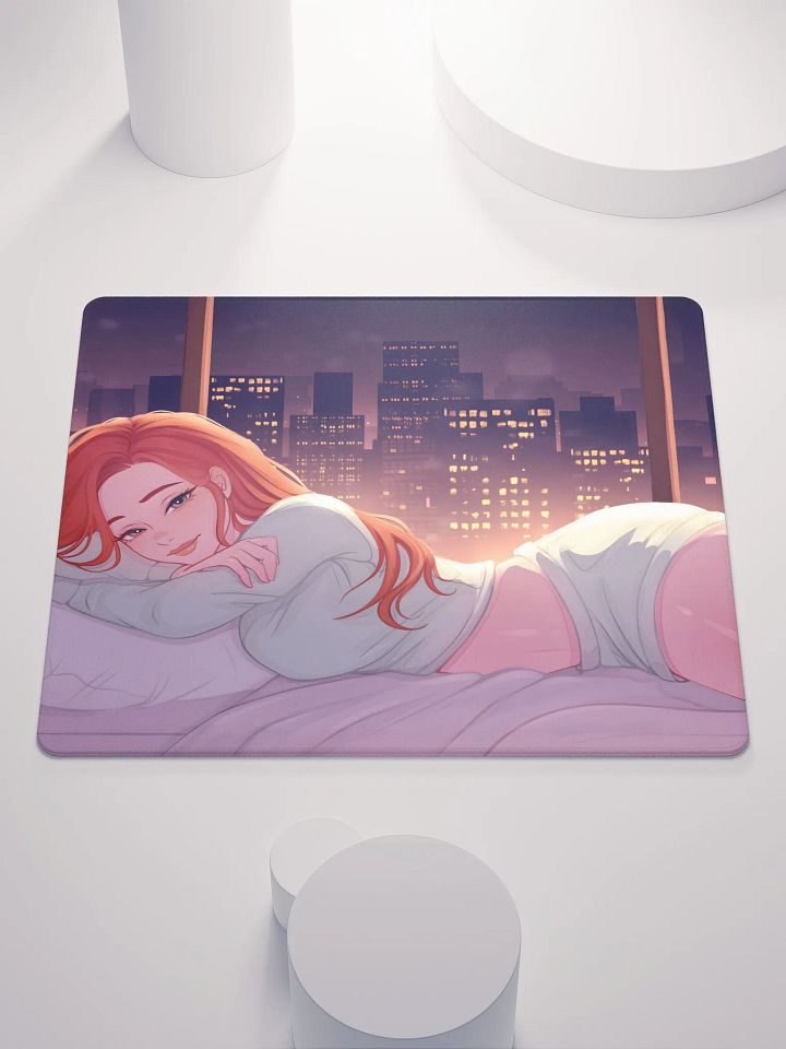 Cuddly Cityscape Gaming Mouse Pad product image (1)