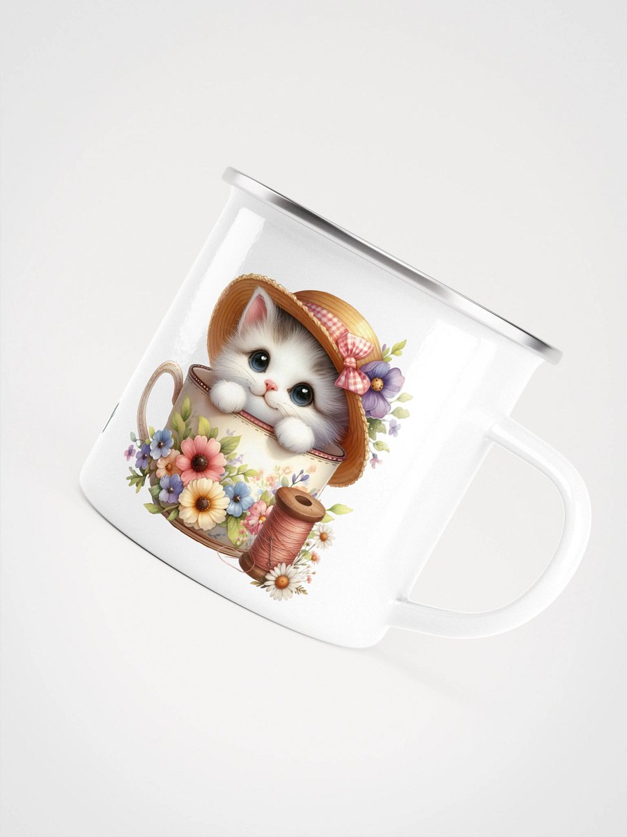 Sew Amazingly Cute Kittens Enamel Mug product image (5)