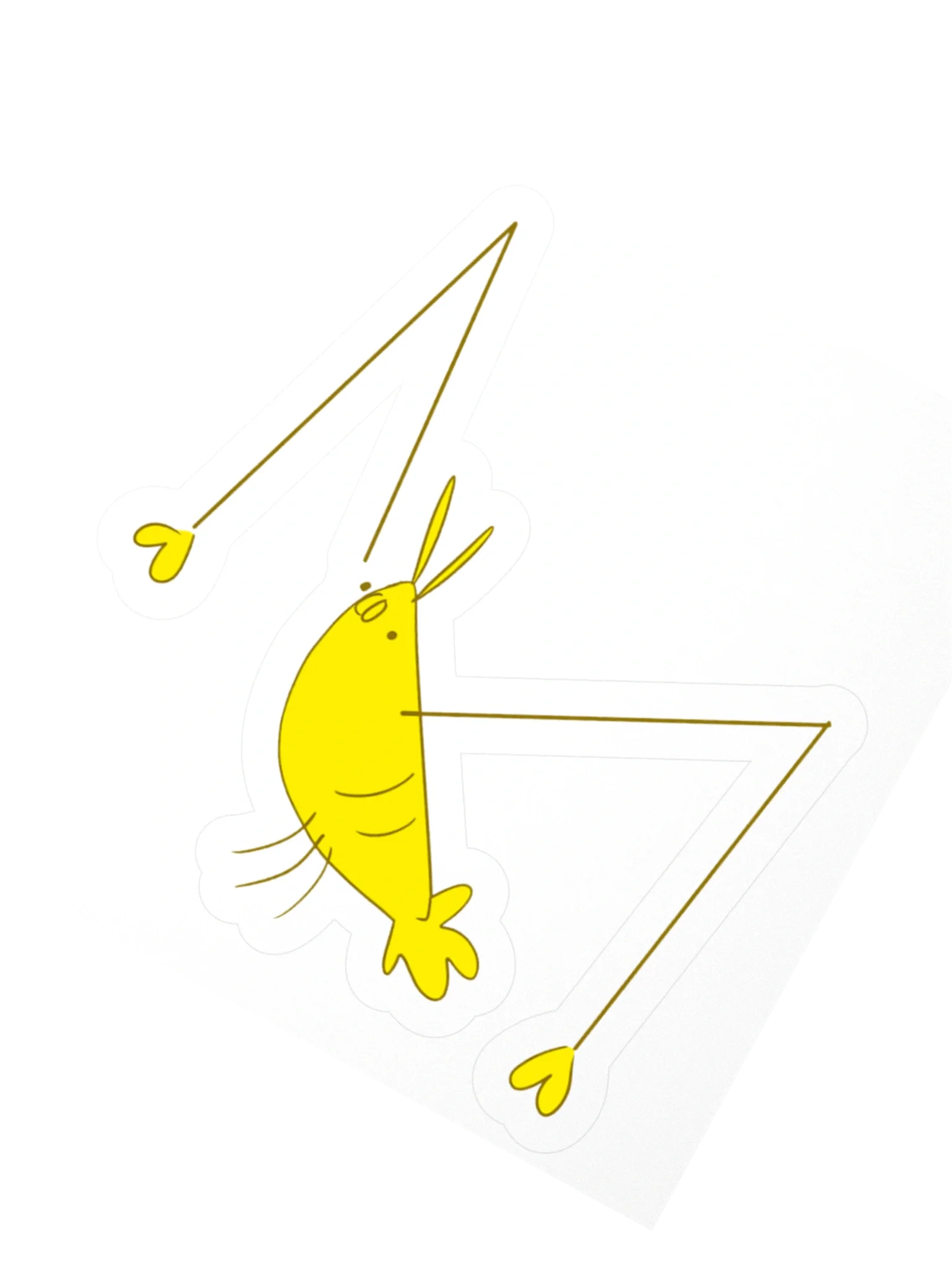 SHRAMPS - Yellow Sticker product image (2)