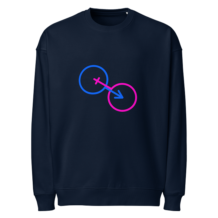 Eco-Chic Traditional Love Unisex Organic Sweatshirt product image (1)