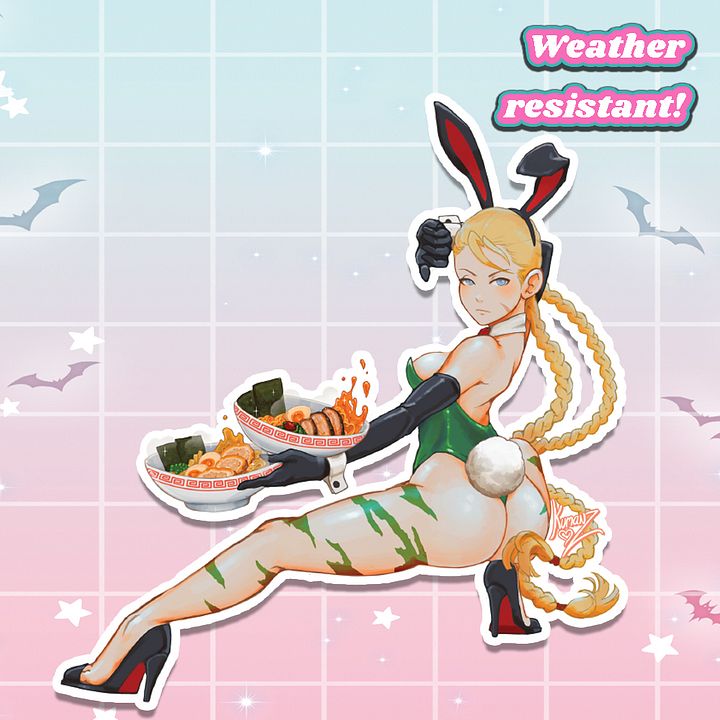 Bunny Girl Cammy XL Sticker product image (1)