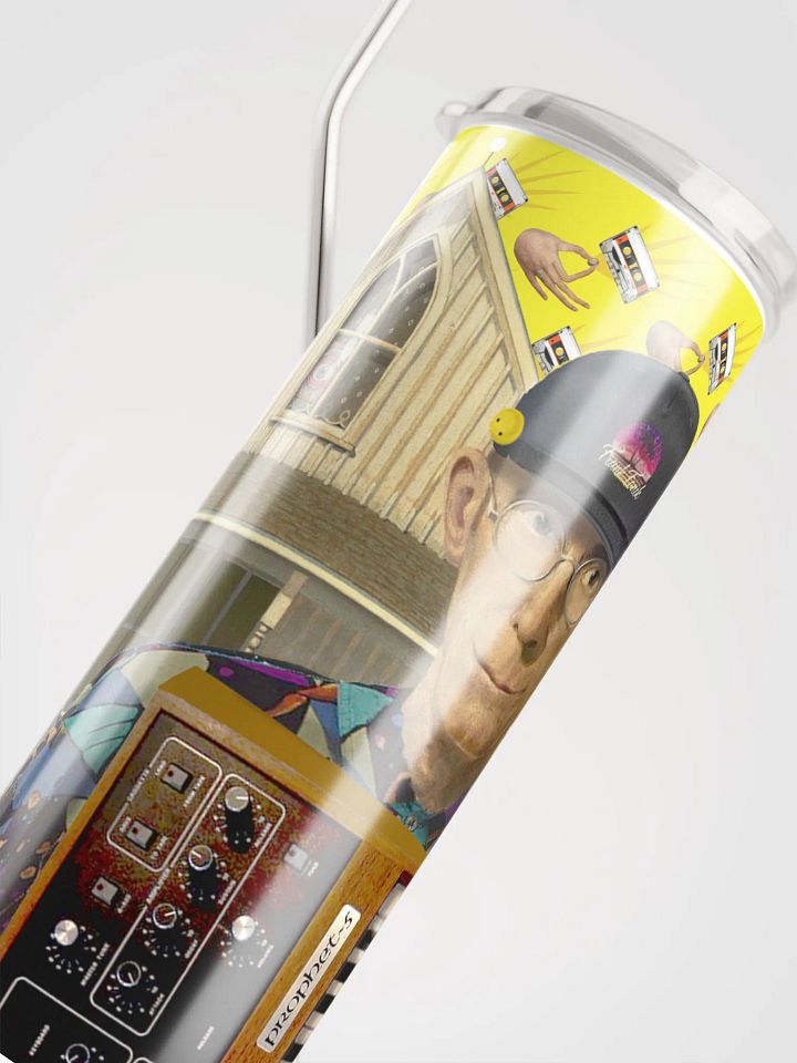 American Prophet by Frank Fonik (Sequential Prophet 5), Techno EDM Stainless Steel Tumbler product image (1)