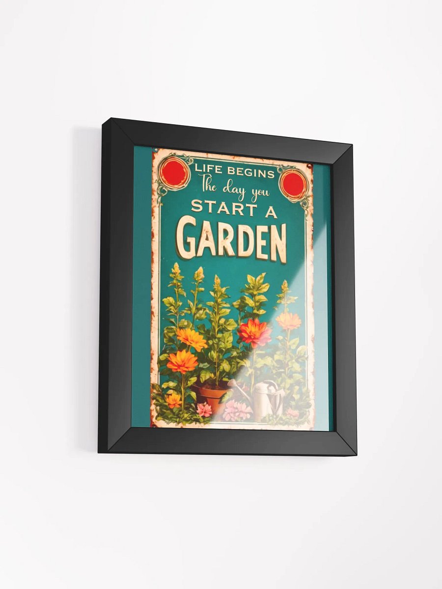 Gardening themed wall art vintage style product image (1)