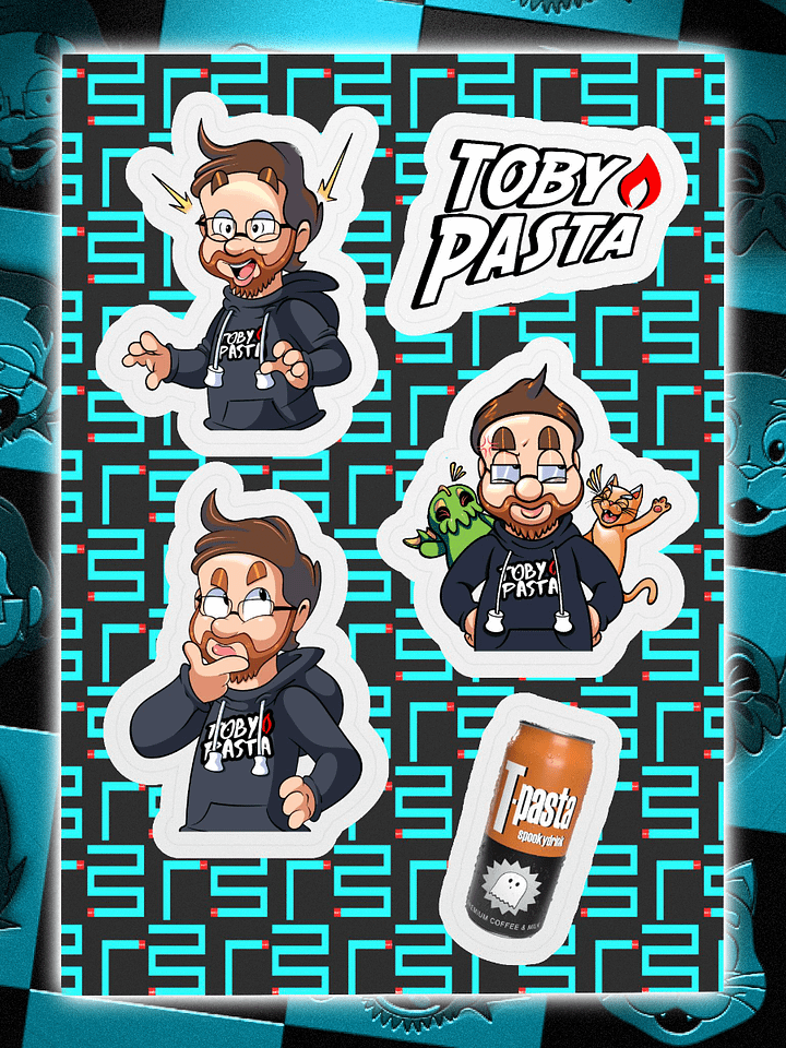 TobyPasta Sticker Set #1 product image (1)