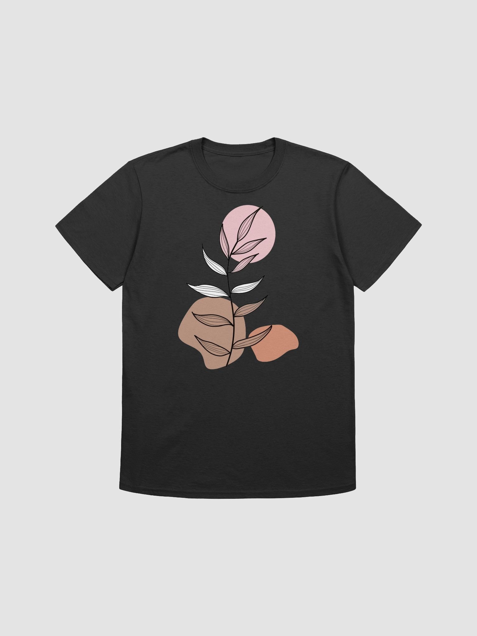 Minimalist Abstract Plant Line Art Shirt, Modern Botanical Design Tee, Simple Plant Drawing T-Shirt, Nature-Inspired Line Art Top, Trendy Minimalist Shirt product image (1)