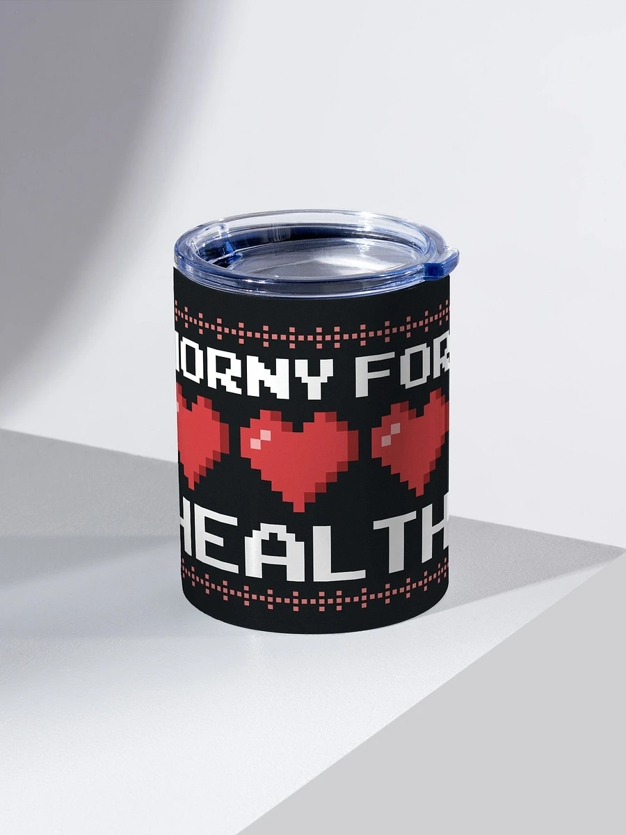 Horny for Health - Steel Tumbler w/ Lid product image (1)