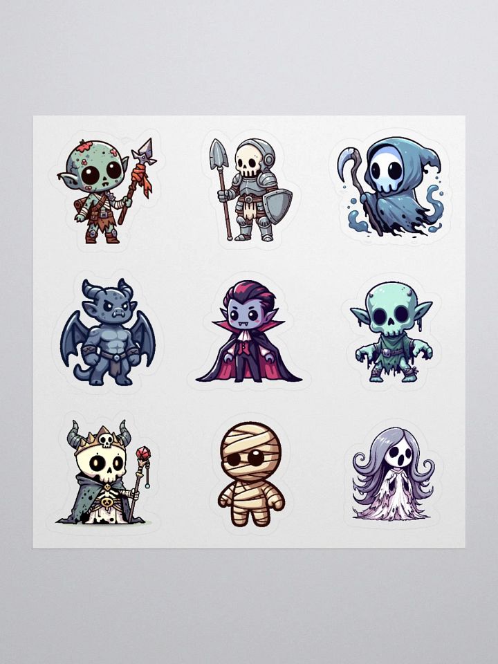 Macabre Minions | 9 Kiss Cut Stickers product image (1)