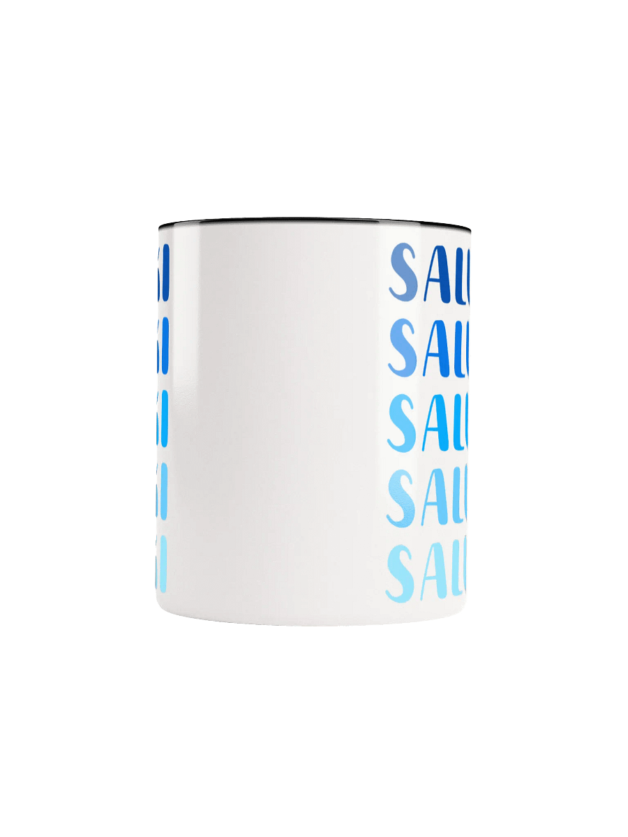 Saluki Blue Trendy Ombre 11oz Mug For Saluki Lovers product image (3)