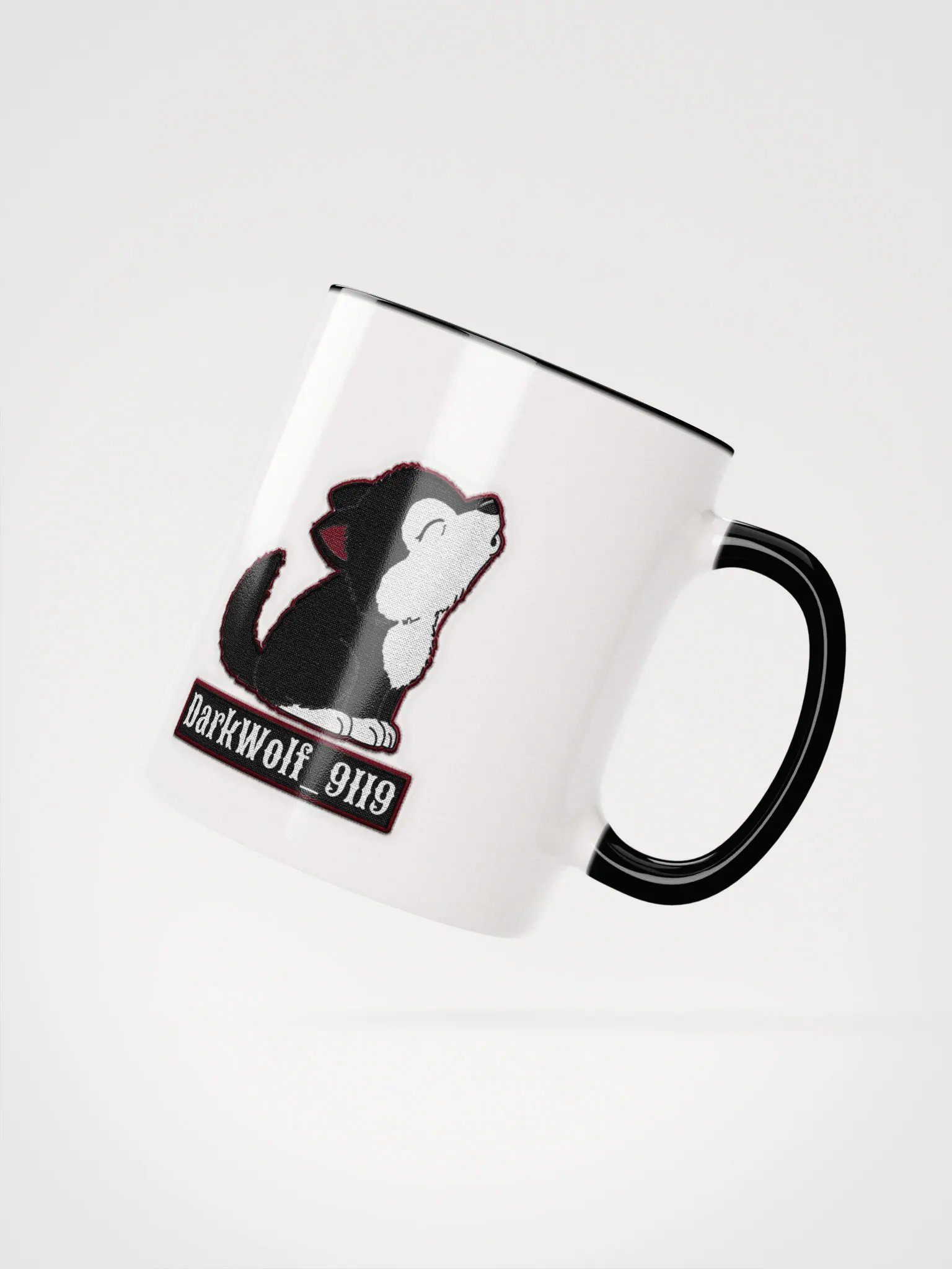 DarkWolf_9119 Cartoon Husky Ceramic Mug product image (10)