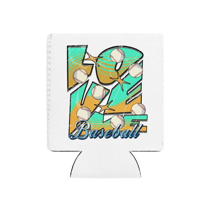 Love Me Baseball Wave Fusion Can Cooler product image (1)