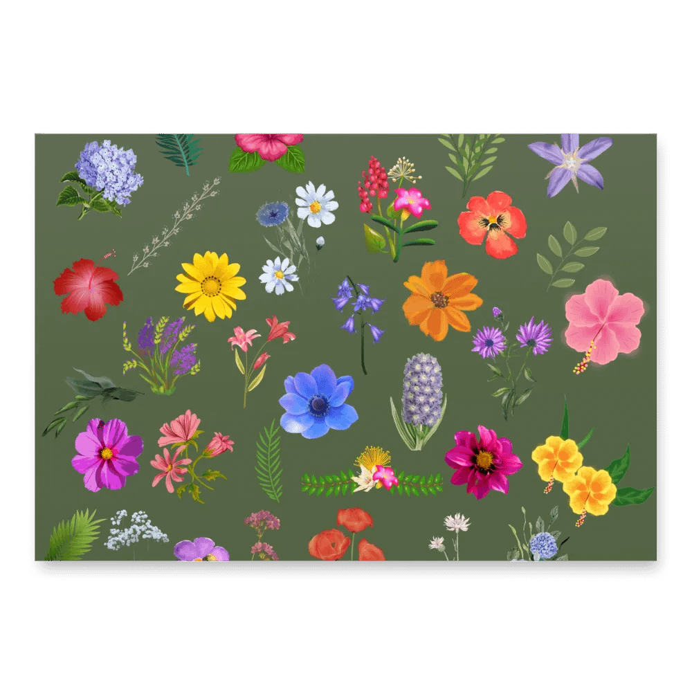 Botanical Bliss Wrapping Paper Set product image (3)