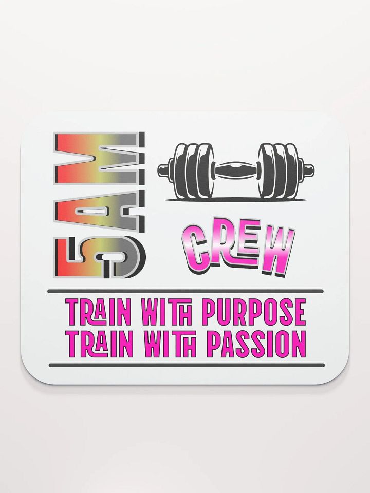 5AM Crew Weightlifting Dumbbell Mouse Pad product image (2)