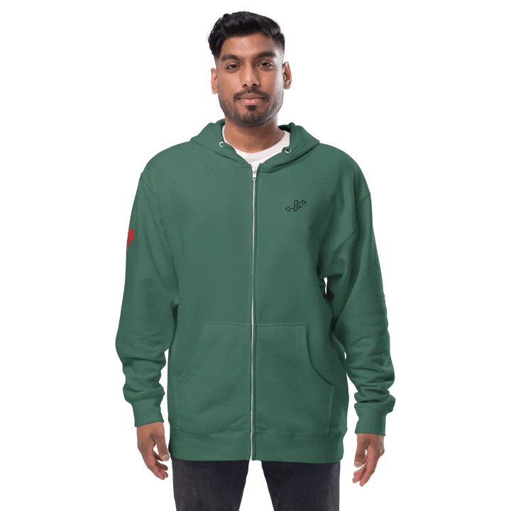 I Love You Dad, Icon / MO Fleece Zip Hoodie product image (1)