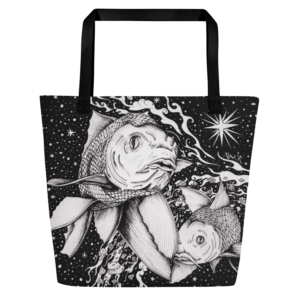 Pisces Zodiac All Over Print Tote Bag product image (3)