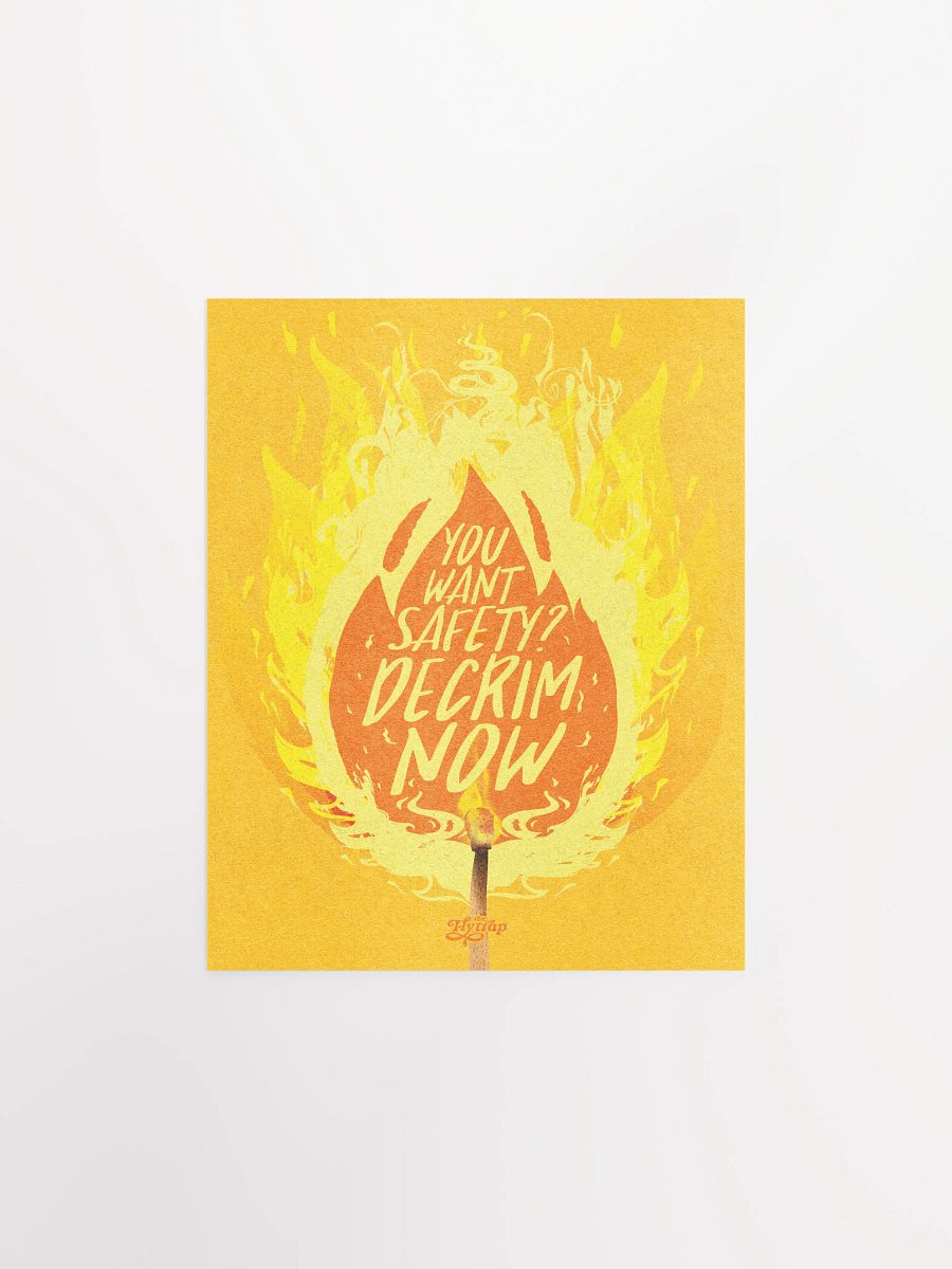 Decrim Now 8x10 poster product image (1)
