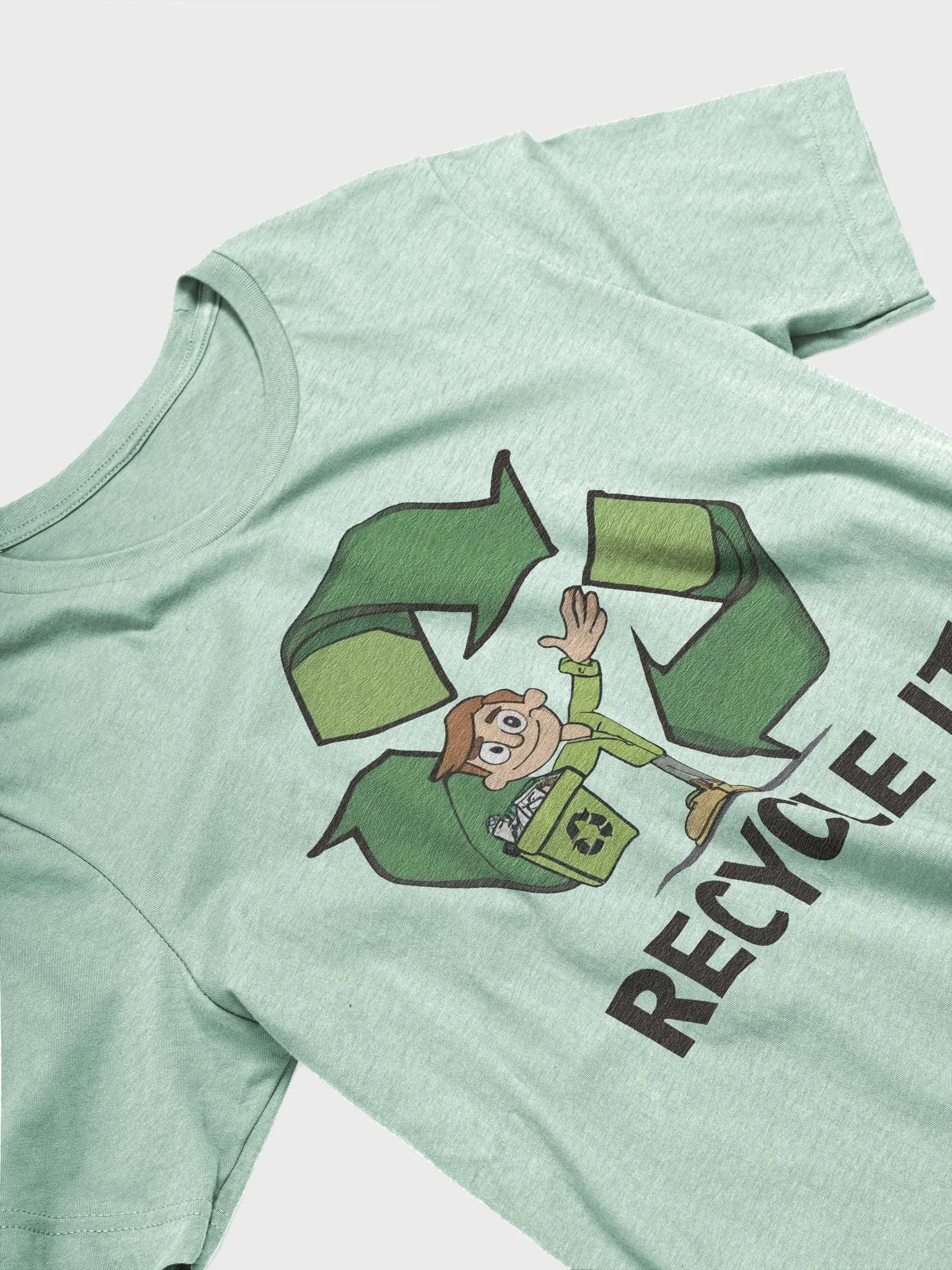 Recycle it man Supersoft T-Shirt product image (3)