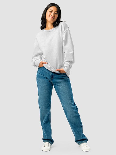 Photo showing Classic Unisex Crew Neck Sweatshirt