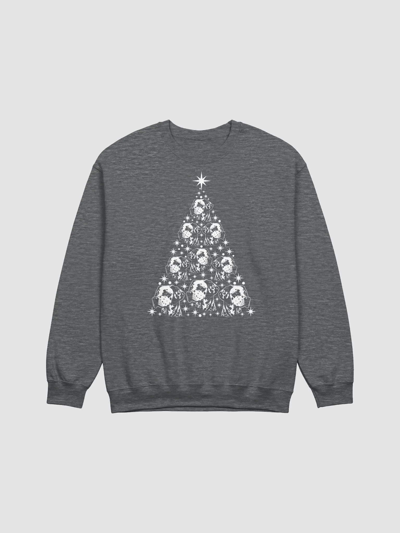 Dalmatian(2) Christmas Tree Sweatshirt Design for Dalmatian Paw-rents product image (8)