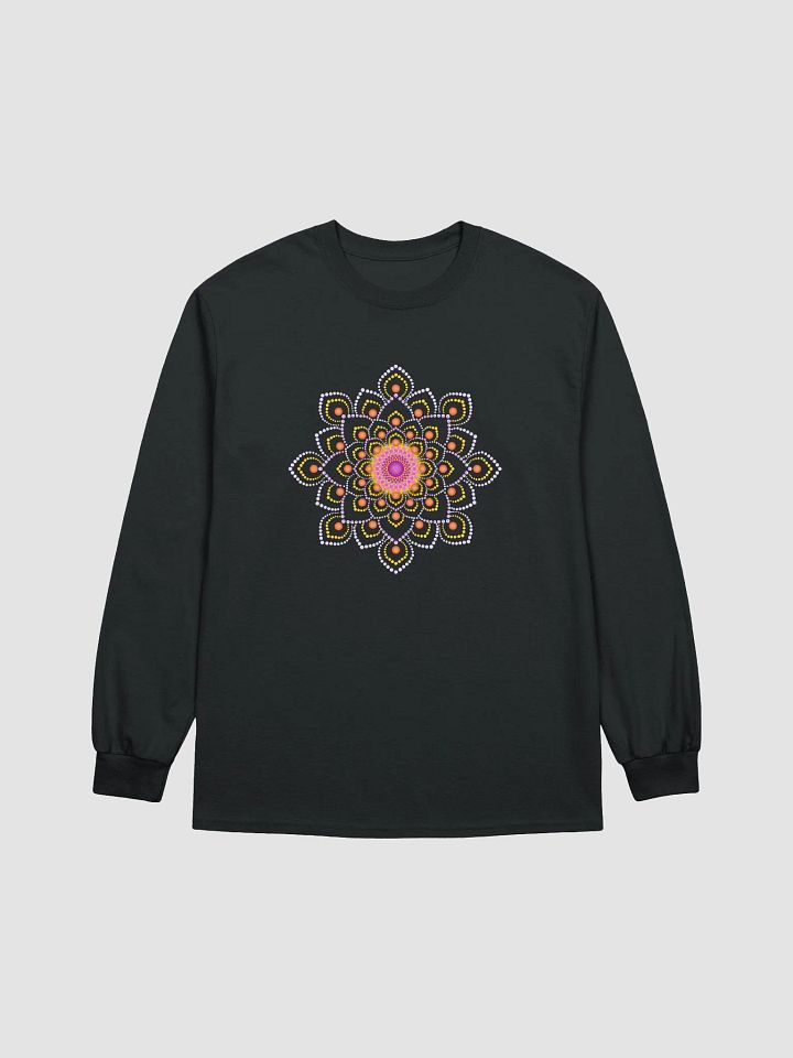 Simple Colorful Dot Mandala Long Sleeve T-Shirt product image (1)