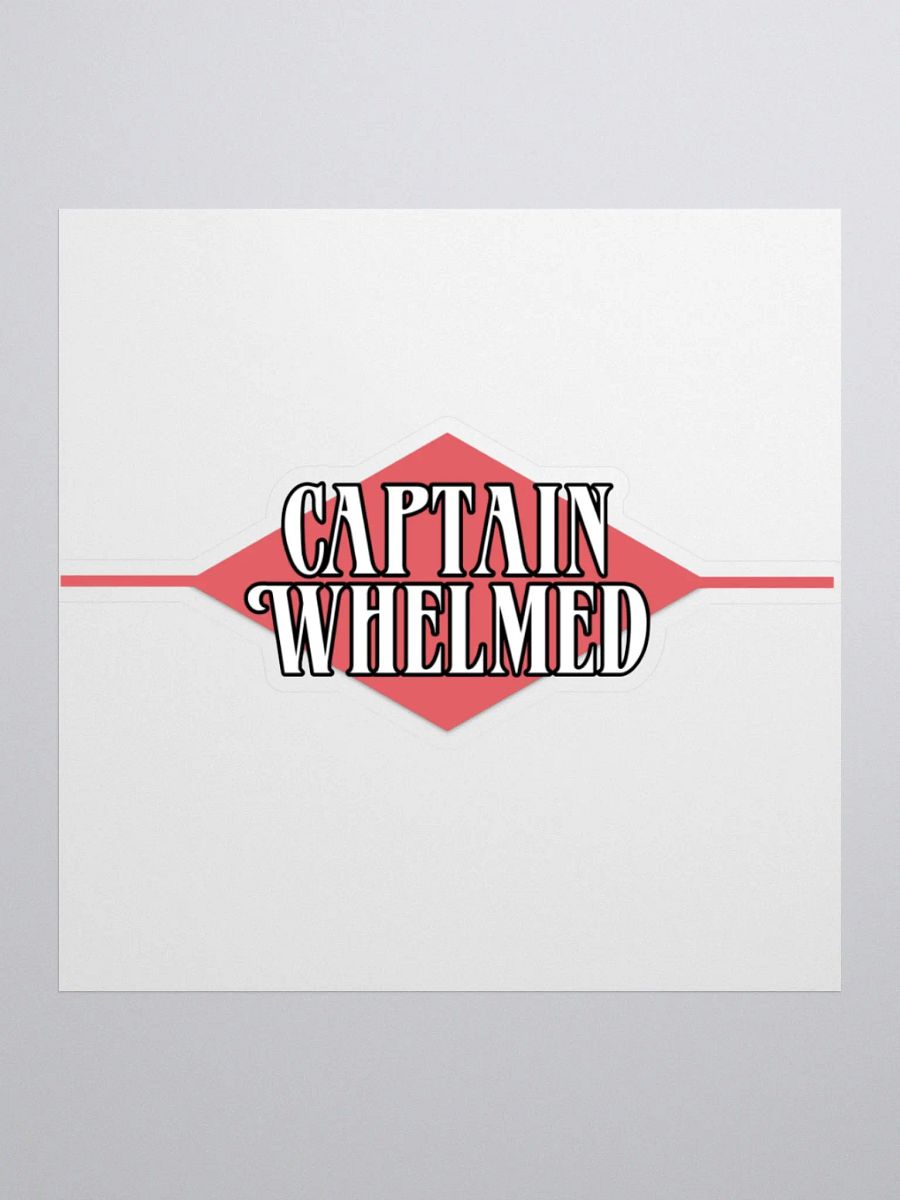 CaptainWhelmed Logo Sticker product image (1)