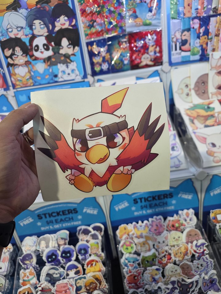 Hawkmon - Large Sticker product image (1)