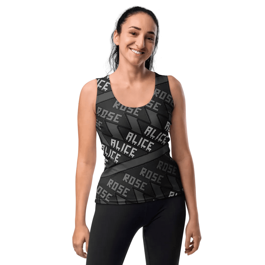 AR PIXEL Tank Top BW product image (10)