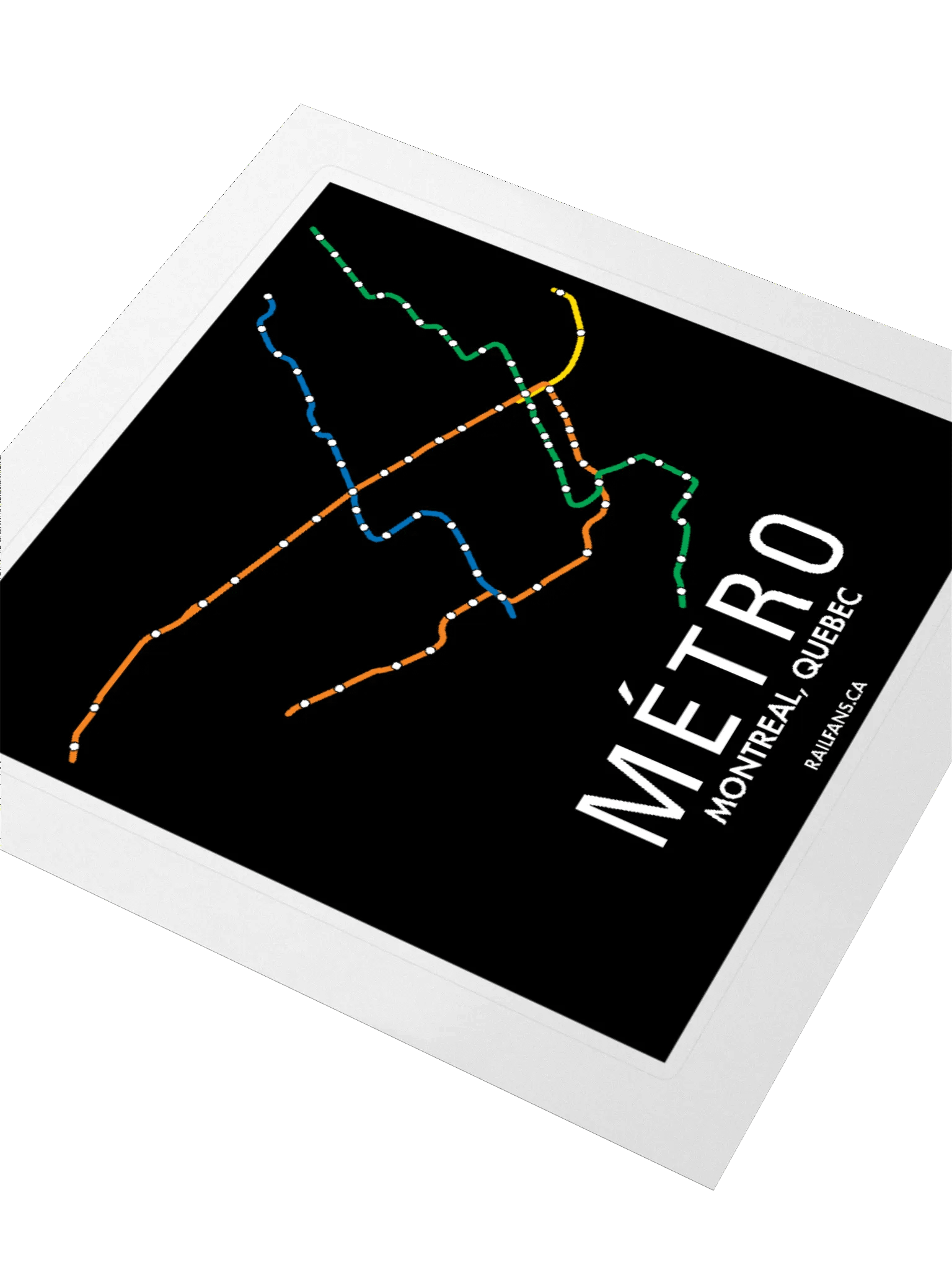 The Rail Fans Canada Transit Sticker - Metro product image (7)
