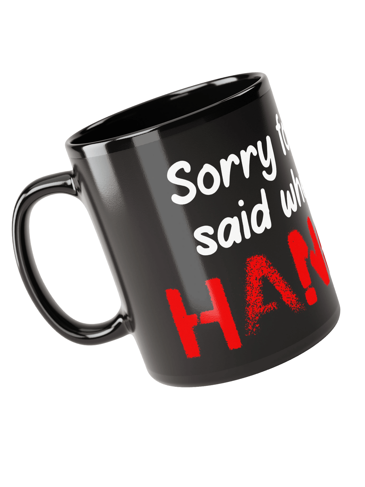 Hangry Glossy Black Mug product image (3)