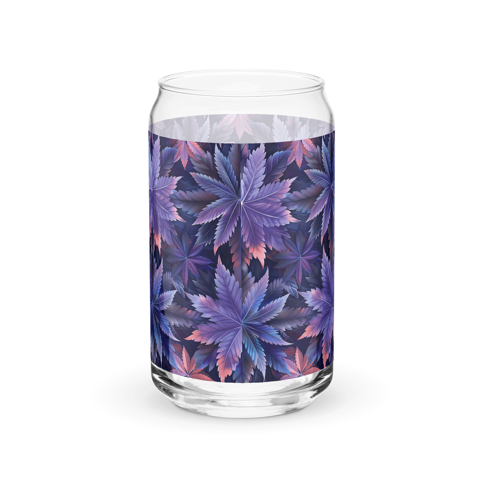 Cannabis - Indica Dreams- Design on 16 oz Can-Shaped Glass product image (5)