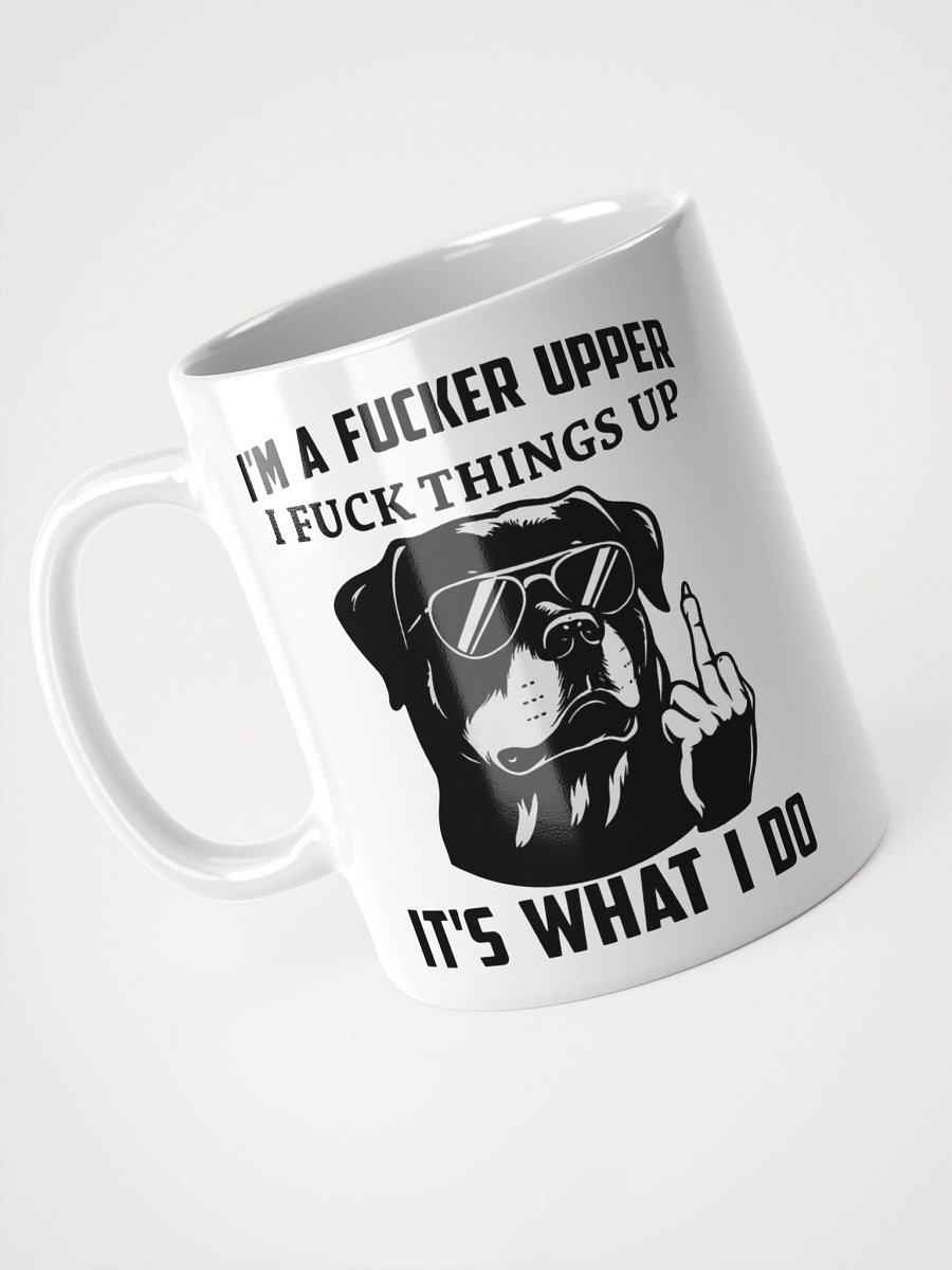 Funny Rottweiler White Mug product image (8)